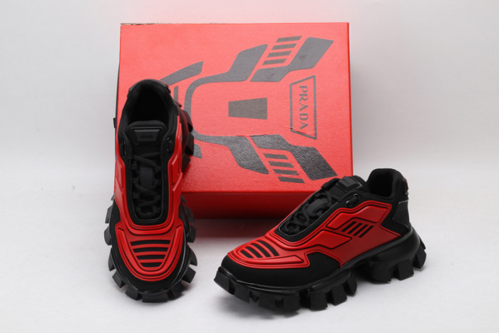 PRAD BLACK RED SNEAKERS