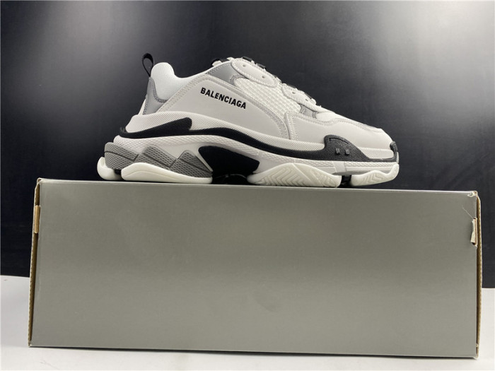 bl triple s trainers sneakers black grey black 121705
