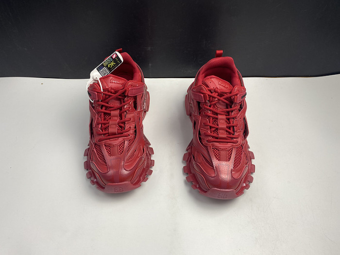 bl track trainers sneaker red 12813