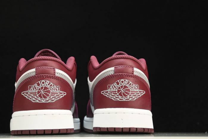 jordan 1 low white bordeaux 553558-615