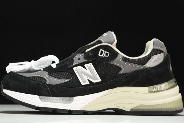 new Ba1an*e 992 black grey suede m992eb