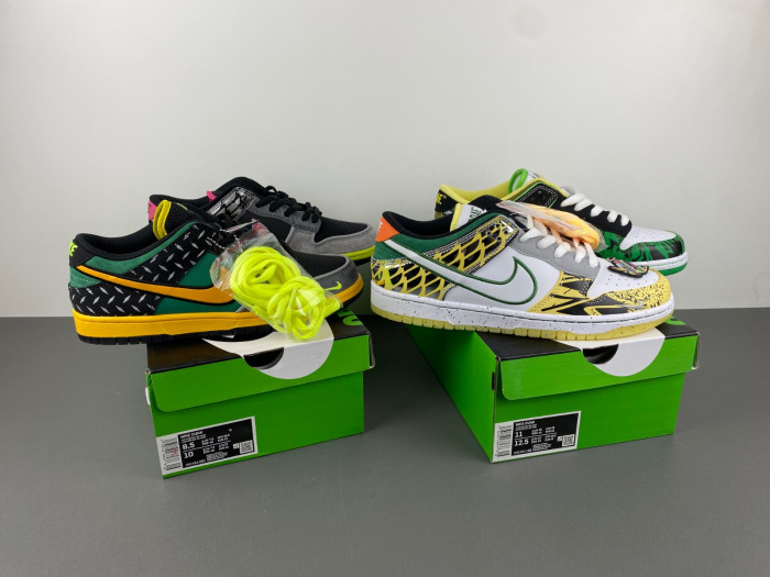 Nike Dunk Low What the Duck Away University of Oregon PE HV1454-001