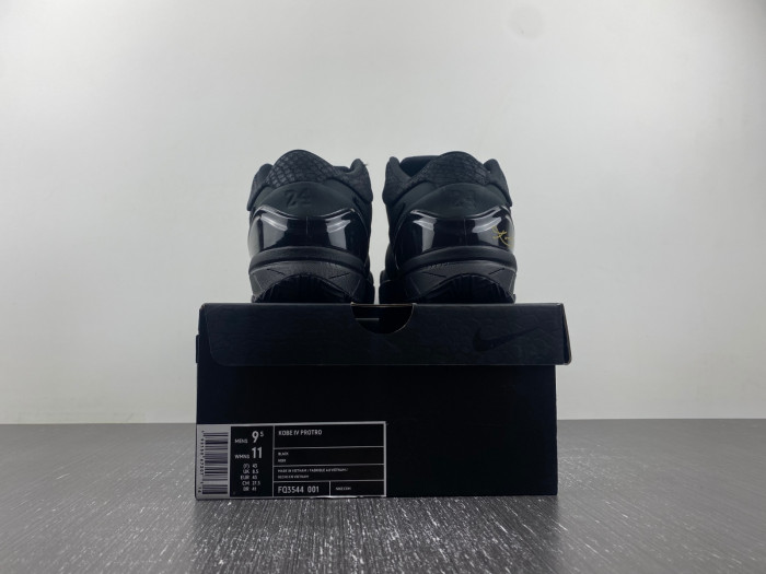 nike kobe 4 protro “black mamba” fq3544-001
